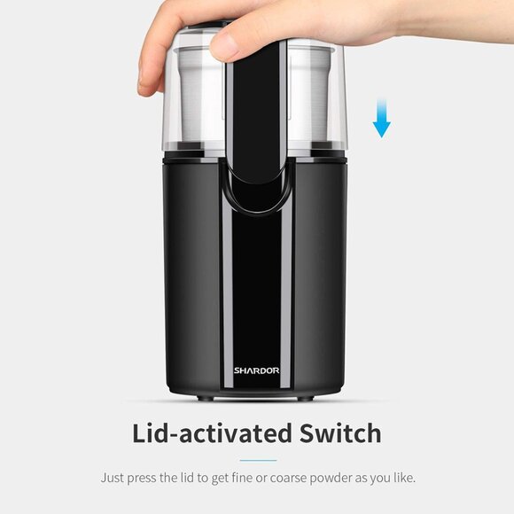 Shardor Coffee Blade Grinder with Removable Stainless Steel Bowl - Picture 2 of 7